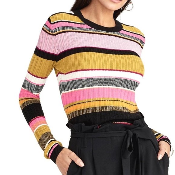 RACHEL Rachel Roy Sweaters - Rachel Roy Kennedy Striped Pullover Sweater.
